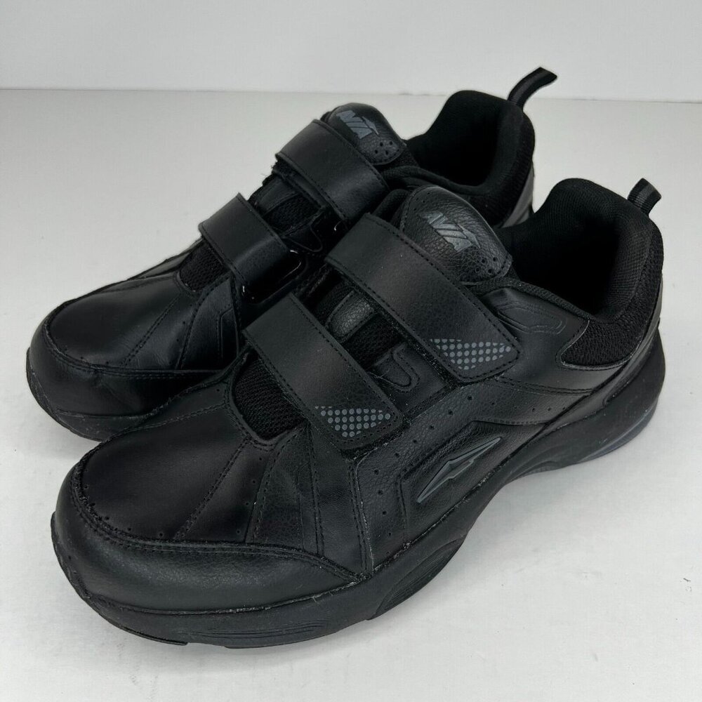Avia Mens MNAV41ES216 Black Strap Non Marking Low Top Size 10 Walking Shoes